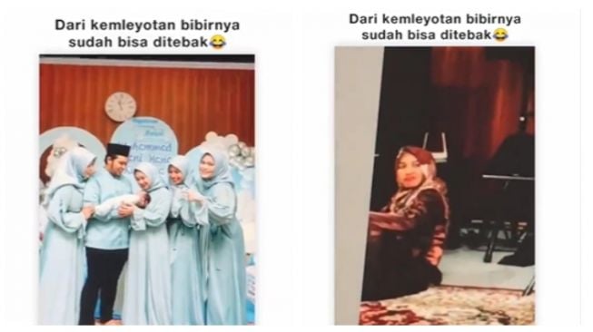 Warganet Dibuat Salfok dengan Foto Keluarga Ini, Ada yang Iri di Pojokan