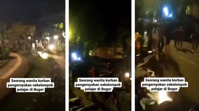 Seram! Video Seorang Perempuan Diduga Jadi Korban Pengeroyokan Pelajar di Bogor, Barang-barang Berharga Ikut Digasak