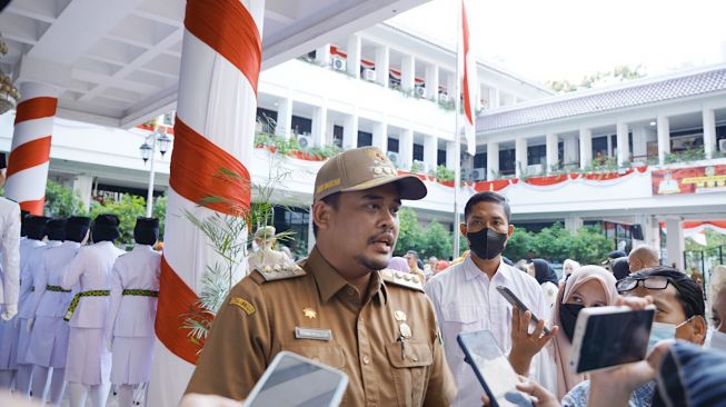 Bobby Nasution Janji Bangun Tugu Depan Kantor Pos Medan Sesuai Bentuk Asli