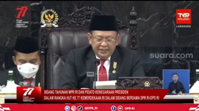 Pidato Bamsoet di Sidang Tahunan MPR: Jika PPHN Disepakati, Capres-Cawapres Tak Perlu Tetapkan Visi Misi