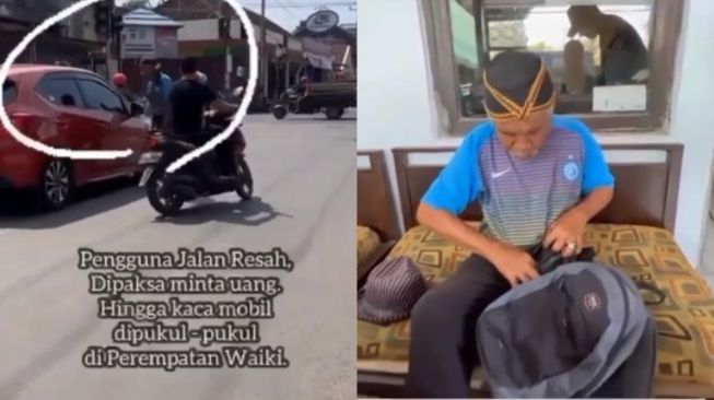 Video Viral Pengemis Tua Gedor-gedor Mobil di Jalan, Ternyata Penghasilannya Rp 9 Juta per Bulan