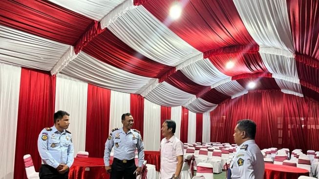 Persiapan HUT ke-77 RI, Kakanwil Kemenkumham Kaltim Kunjungi Lapas 