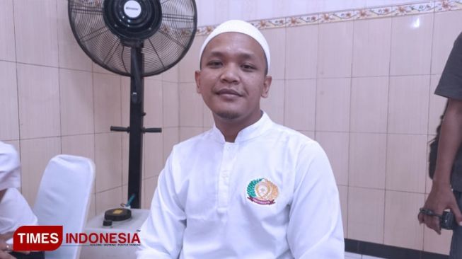 Tubagus Joddy di Lapas Kelas II B Jombang, Rabu (17/8/2022). (FOTO: Rohmadi/TIMES Indonesia)