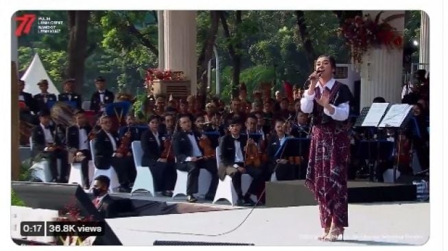 Tampil Bawakan Lagu Daerah di HUT RI, Video Lyodra Ginting Dipelintir Sebut Papua Merdeka