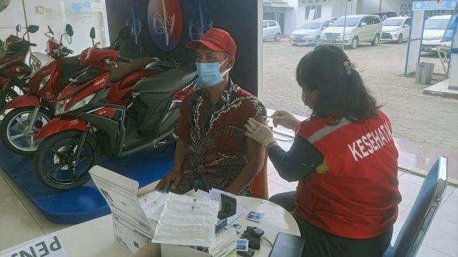 Yamaha Lampung Gelar Vaksinasi Booster, Dukung "Indonesia Sehat"