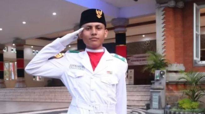 Kadek Wilda Mahayana Jadi Paskibraka Demi Cita-cita Jadi Polisi Dan Kebanggan Keluarga