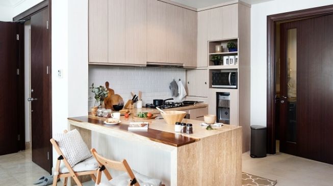 Inspirasi Model Kitchen Set Letter L (Dekoruma)