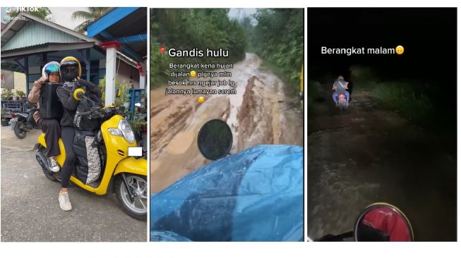 Pengalaman berprofesi jadi MUA rias pengantin, nekat terjang jalan berlumpur (TikTok)