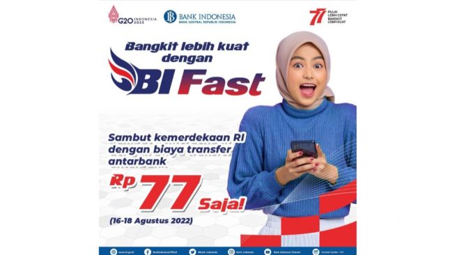 Promo Transfer Antar Bank Rp 77 Pakai BI Fast, Begini Cara Mendapatkannya