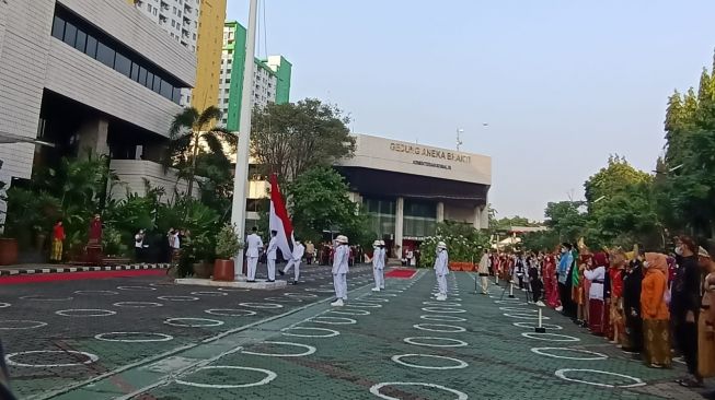 Kemensos Libatkan Penyandang Tunanetra di Peringatan HUT Ke-77 RI