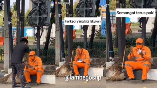 Viral Video Petugas Kebersihan Dapat Amplop Misterius dari Orang Tak Dikenal, Pas Dibuka Isinya Bikin Menangis