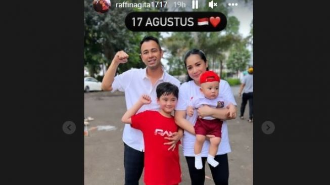 Raffi Ahmad dan Nagita Slavina Ikut Lomba 17-an. (Instagram)