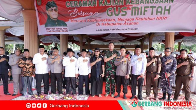 Bupati Surya dan Gus Miftah Ceramah Kebangsaan di Asahan