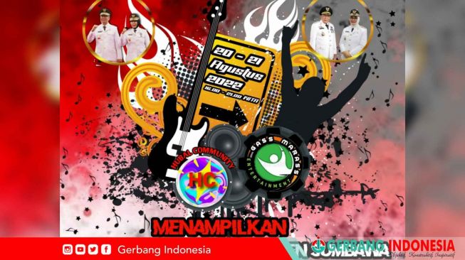 HUT ke-77 RI , Masyarakat Sumbawa Akan Dihibur Pergelaran Musik di Samota