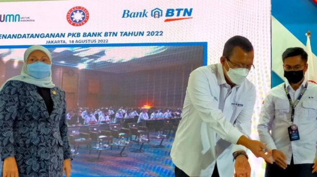 Menaker Apresiasi Penandatanganan Kerja Sama antara Manajemen dan Serikat Pekerja Bank BTN