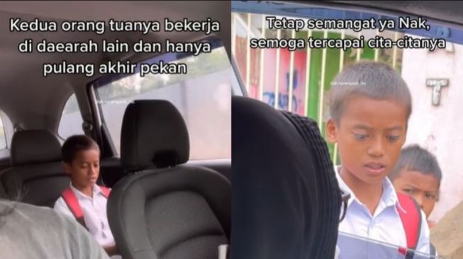 Kisah bocah yang harus menempuh jarak 10 kilometer ke sekolah dengan cara jalan kaki (TikTok)