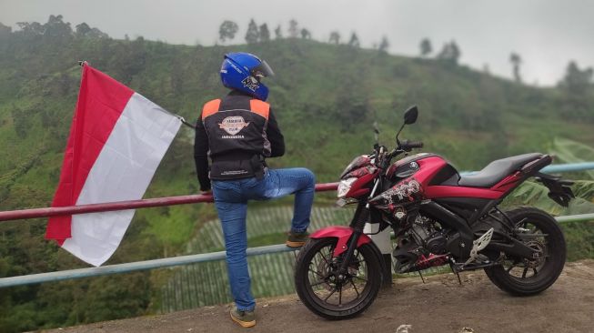 Para bikers Yamaha  bergerak dari Sleman, Yogyakarta dan dari Kota Semarang, Jawa Tengah [Yamaha DDS 3].