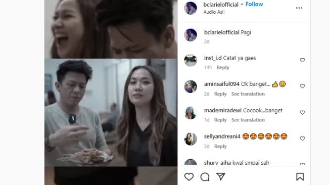 BCL Godain Ariel NOAH saat Sedang Makan, Netizen Baper