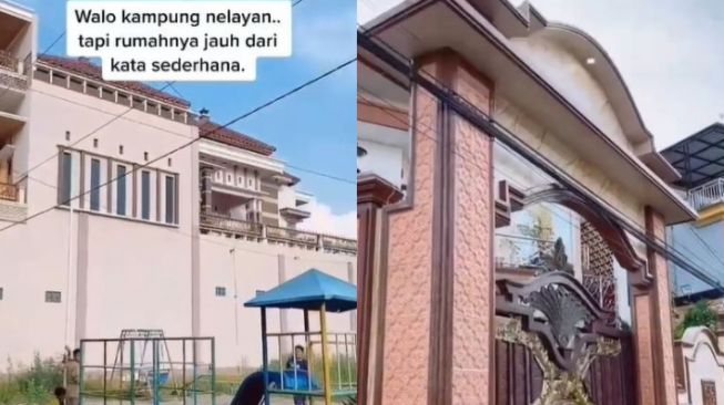 Masuk Kampung Nelayan, Deretan Rumah Mewah Buat Warganet Melongo