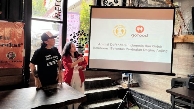 Kolaborasi Gofood dengan Animal Defenders Indonesia. (Dok: Gojek)