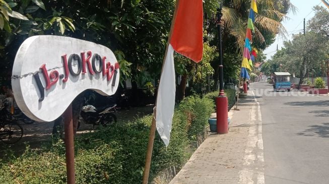 Wah! Presiden Jokowi Dijadikan Nama Jalan di Desa Kagokan Sukoharjo, Ini Ceritanya