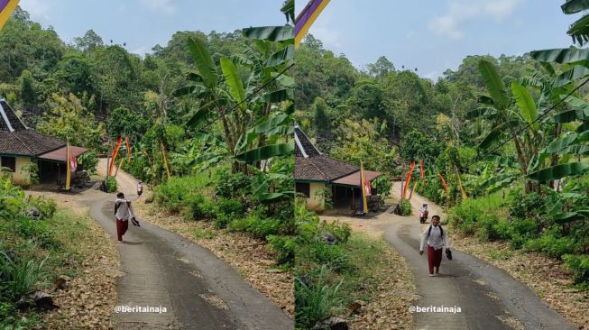 Video Siswa SD Rela Pulang Sekolah Berjalan Tanpa Alas Kaki, Alasan di Baliknya Bikin Terenyuh