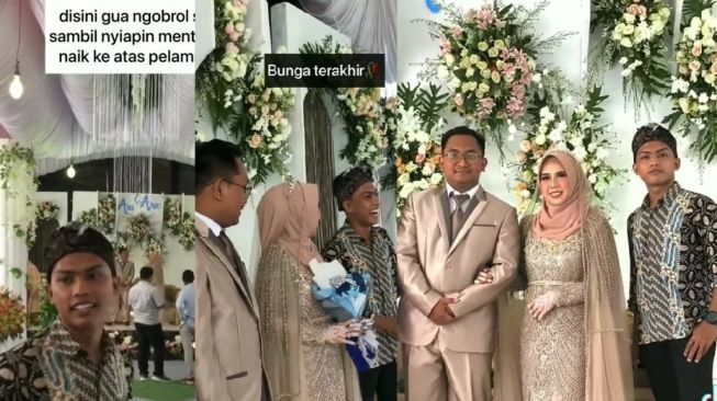 Pria Tegar Banget Hadiri Undangan Nikah Mantan Usai 3 Tahun Pacaran, Videonya Viral