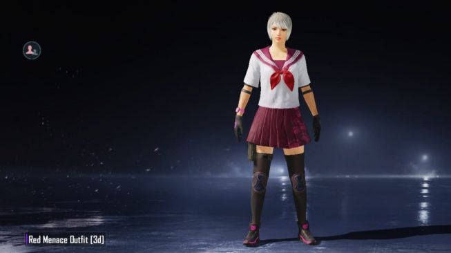 Skin PUBG Mobile, Red Menace Outfit. [PUBG Mobile Indonesia]