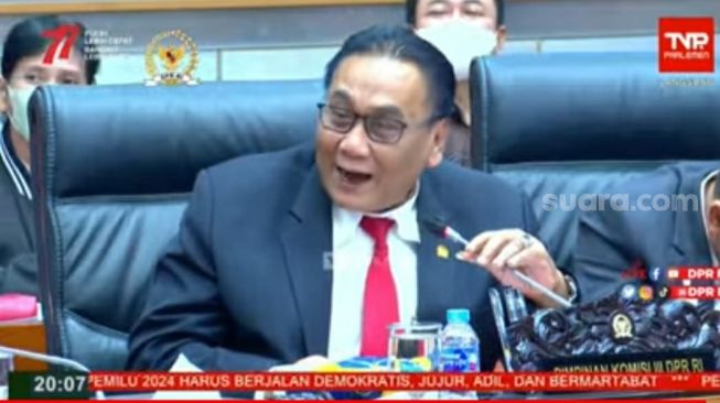 Ketua Komisi III DPR RI, Bambang Wuryanto. (Tangkapan layar)