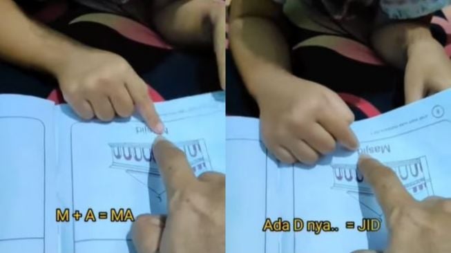 Bocah Sukses Bikin Ayahnya Ketawa, Diajari Baca 'Masjid' Malah Bilang Beda