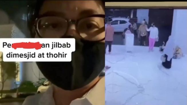 Viral Wanita Tak Pakai Jilbab Dilarang Masuk Masjid At Thohir, Kenapa?