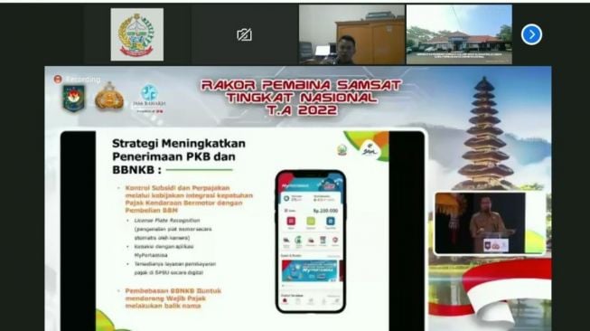 Gubernur Sulsel Narasumber Rakor Pembina SAMSAT Tingkat Nasional 2022