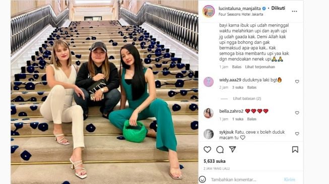 Lucinta Luna Foto Bareng Sahabat Selebgramnya, Pose Duduk Ngangkangnya Jadi Sorotan