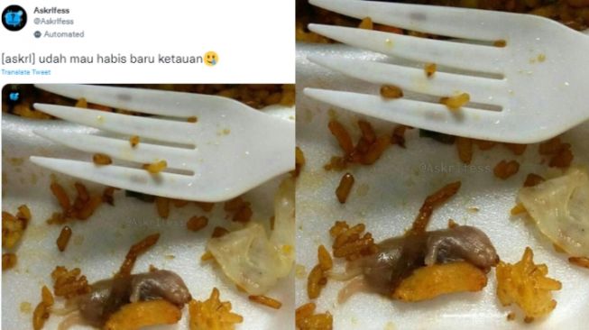 Makan Sudah Selesai, Baru Sadar Ada Penampakan Menjijikkan di Dalamnya