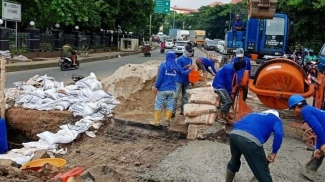 Sudin SDA Jaktim Bangun 16 Saluran Air Baru Untuk Cegah Banjir