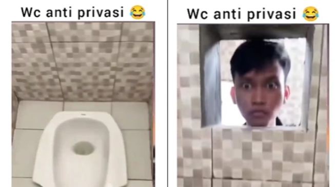 Tak Ada Privasi, Toilet Ini Punya Desain Nyeleneh dengan Jendela Besar di Belakang