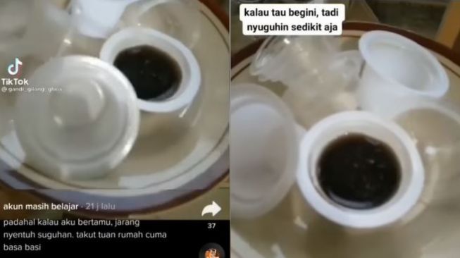 Menyesal beri suguhan ke tamu karena dimakan banyak.. (Instagram/ insta.nyinyir)