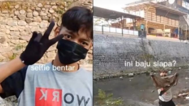 Viral Anak Muda Bersihkan Sampah di Sungai Ini Tuai Komentar Ganjar: Yuk, Jadikan Tren!