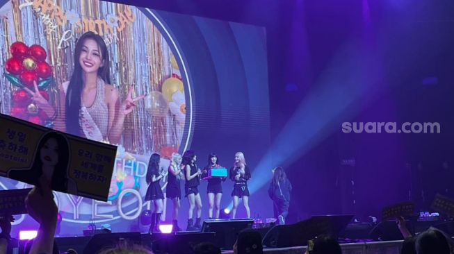 Konser (G)I-DLE di Jakarta pada Sabtu (27/8/2022) [Suara.com/Rena Pangesti]