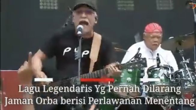 Video Basuki Hadimuljono Bermain Drum Kawal Iwan Fals Bernyanyi Jadi Sorotan Netizen: Gak Ada Tandingannya