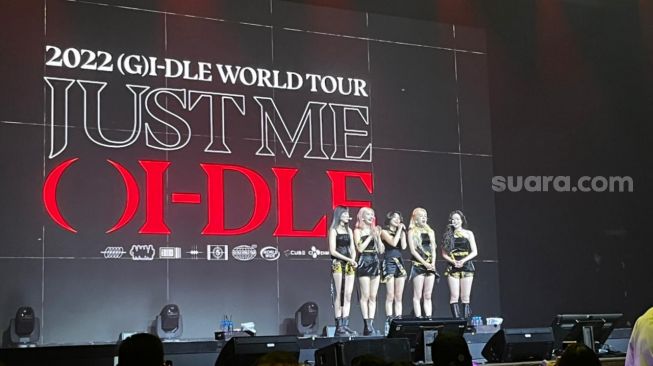 Konser (G)I-DLE di Jakarta pada Sabtu (27/8/2022) [Suara.com/Rena Pangesti]