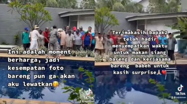 Momen Okky Lukman Syukuran Ultah Bareng Tukang Becak (Instagram/@okidatanglagi)