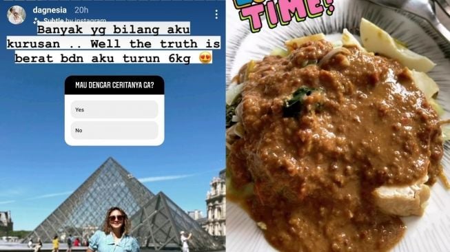 Potret Donna Agnesia usai Diet Tak Makan Nasi (Instagram/@dagnesia)