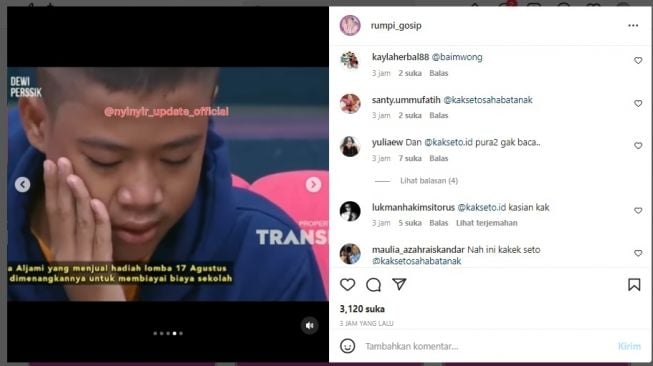 Kisah Pilu Remaja Jual Televisi Lomba 17 Agustus untuk Bisa Sekolah, Netizen Ramai-ramai Sindir Kak Seto