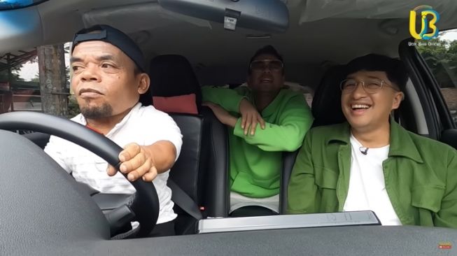 Momen Ucok Baba jadi Supir Raffi Ahmad dan Irfan Hakim (YouTube/Ucok Baba official)