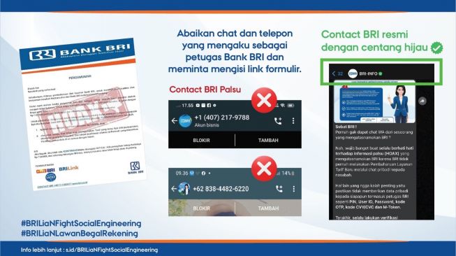 Hindari Kejahatan Social Engineering, BRI Minta Nasabah Rahasiakan Data Pribadi