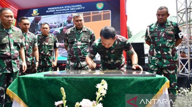 Kasad Jenderal Dudung Resmikan Rutan Supermaximum Security di Bandung