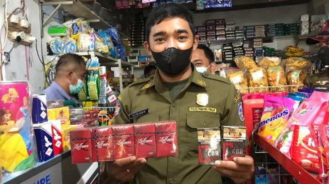 Cegah Rokok Ilegal Dikonsumsi Anak di Bawah Umur, Satpol PP Sleman Sita Ribuan Batang Rokok