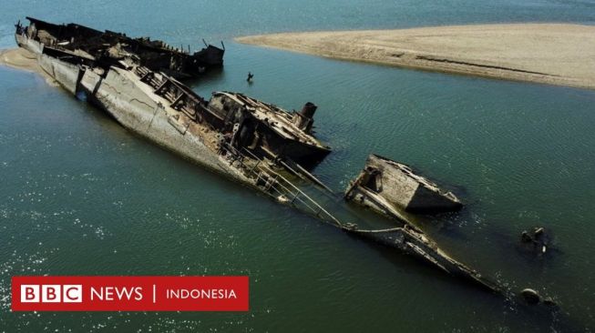 Kekeringan di Eropa Ungkap Berbagai Harta Tersembunyi di Dasar Sungai