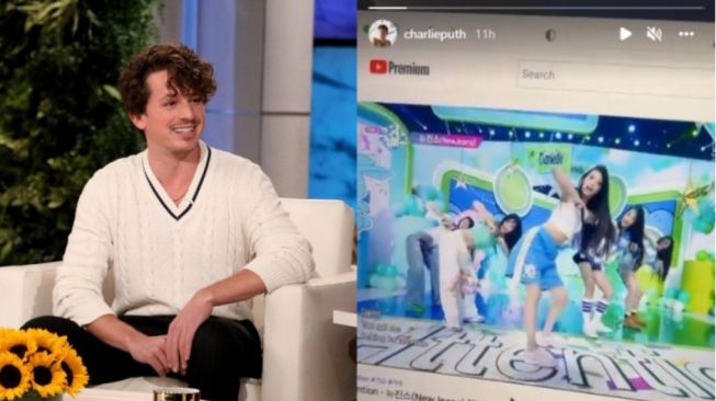 Charlie Puth Tunjukkan Dukungannya kepada Rookie Girl Group NewJeans